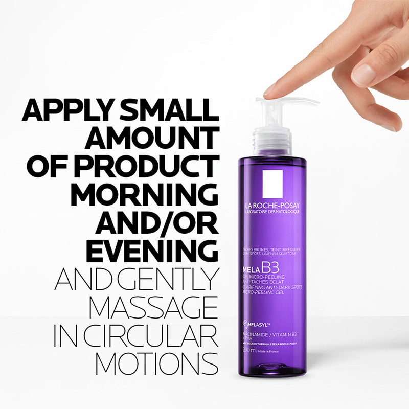 La Roche-Posay Mela B3 Anti-Dark Spot Face Wash, Cleanser with Melasyl & Niacinamide for pigmented skin