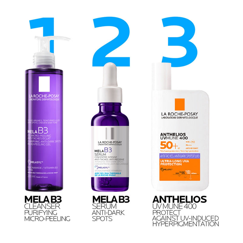 La Roche-Posay Mela B3 Anti-Dark Spot Face Wash, Cleanser with Melasyl & Niacinamide for pigmented skin