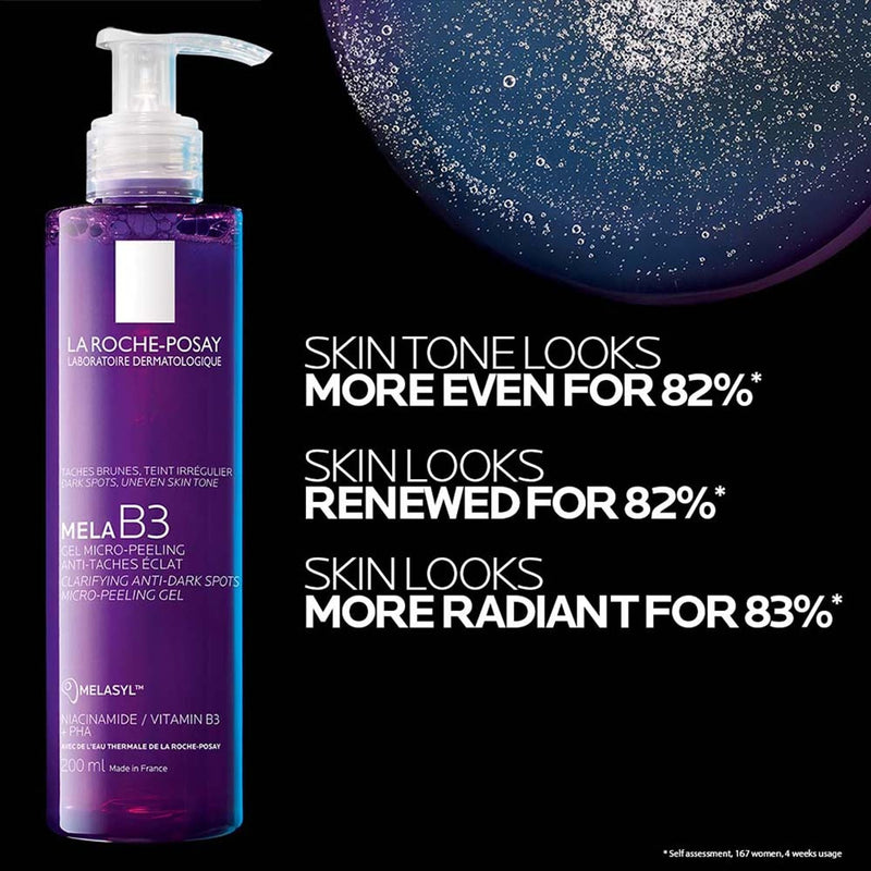 La Roche-Posay Mela B3 Anti-Dark Spot Face Wash, Cleanser with Melasyl & Niacinamide for pigmented skin