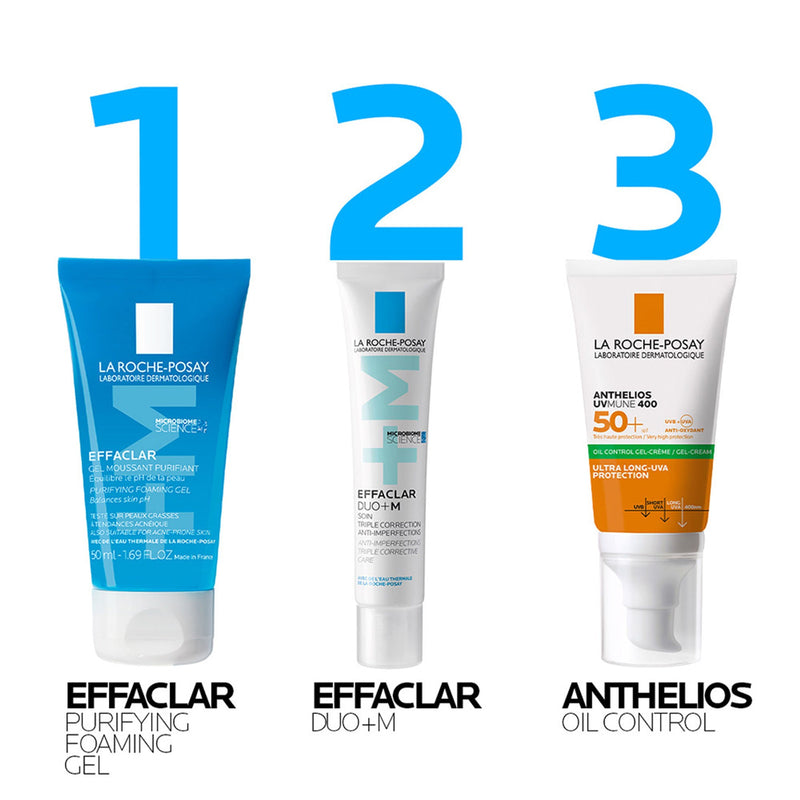 La Roche-Posay Effaclar Duo+M Gel with Salicylic acid, Anti-Acne Moisturiser for Acne-Prone Skin