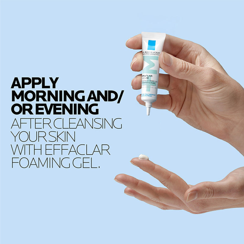 La Roche-Posay Effaclar Duo+M Gel with Salicylic acid, Anti-Acne Moisturiser for Acne-Prone Skin