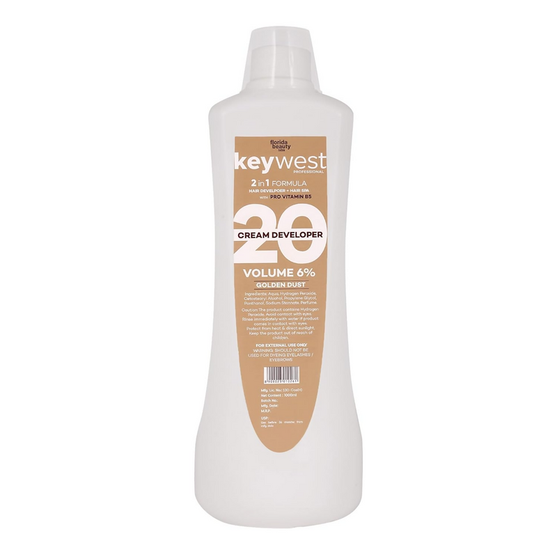 Keywest Professional Hair Color Developer Volume 6% With Pro Vitamin B5