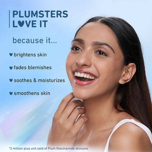 Plum Niacinamide Serum & Moisturizer Duo With Rice Water - Fades Blemishes, Hydrates & Brighten Skin