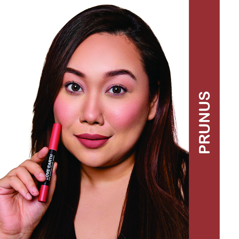 Love Earth Non Transfer Crayon Lipstick-Prunus