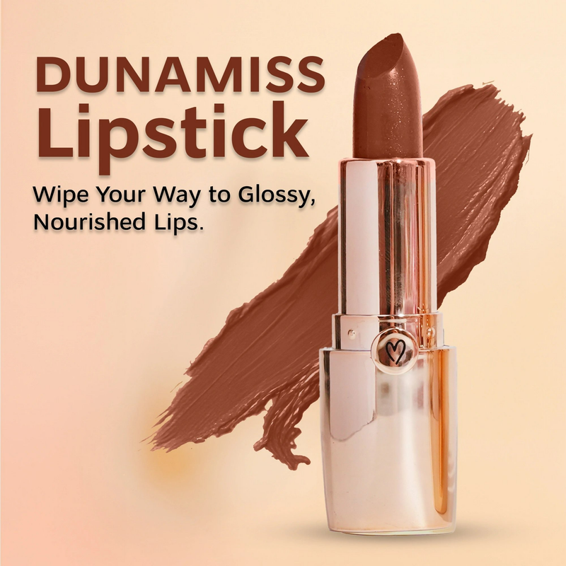 Dunamiss Carla Cinnamon Brown Satin Lipstick