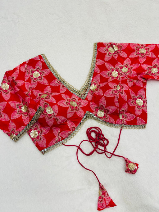 Divine Pink Sabyasachi Style Blouse