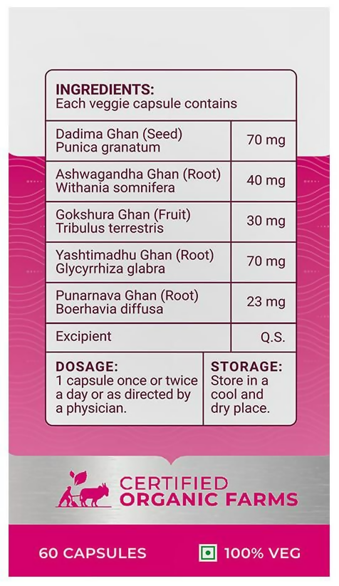 Nisarga Herbs Menodim Veggie Capsules