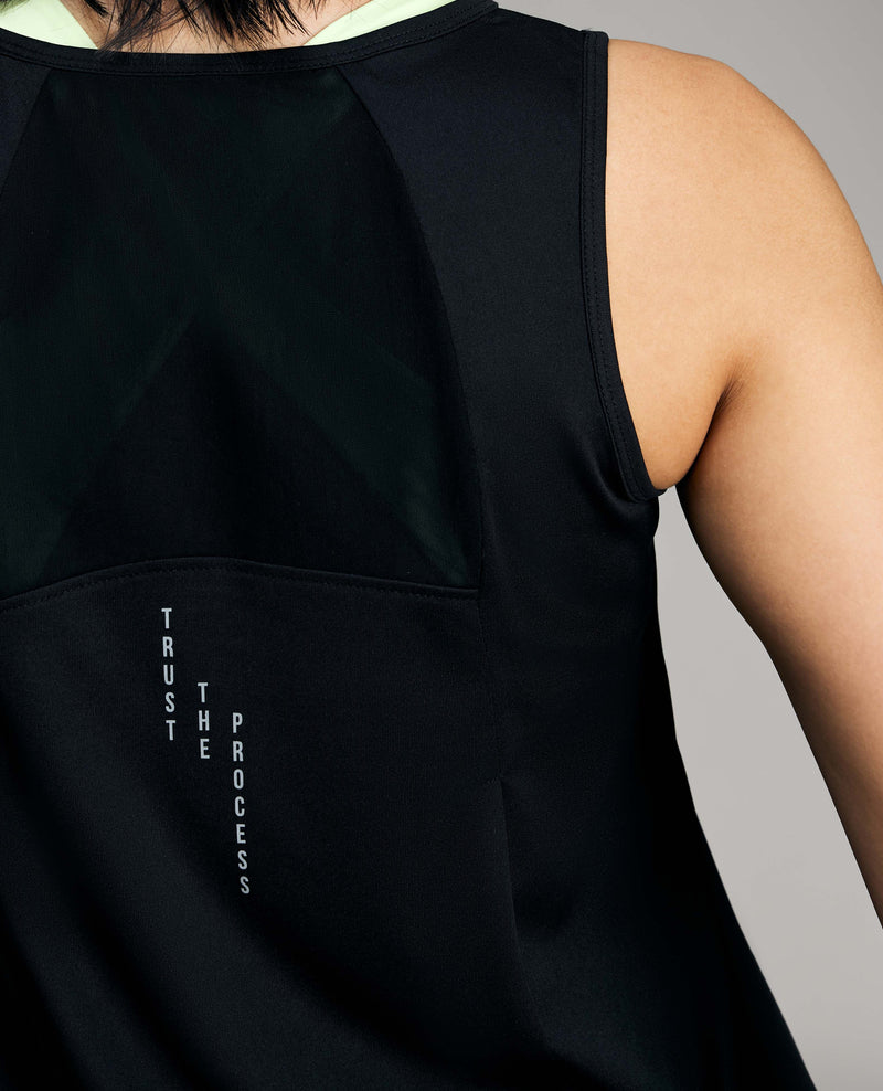 Feather Feel Tank Top Black