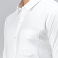 Men Cotton Rich Uth Fit White Shirt