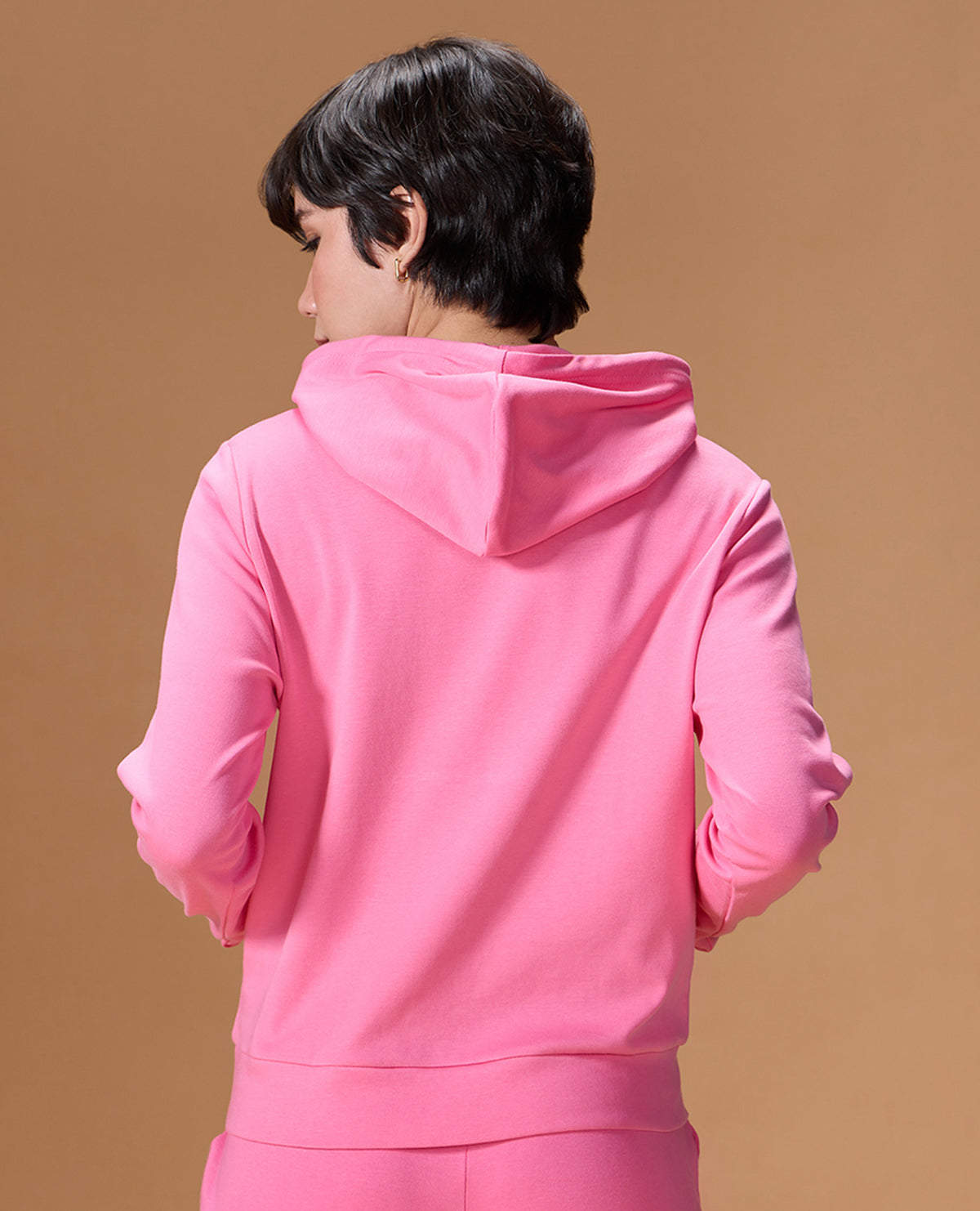Extra Soft Cotton Hoodie and Track Pants Pink