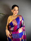 Square Grace Kanjivaram Silk Saree