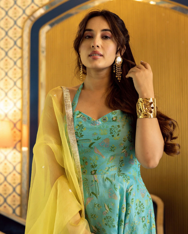 Firosa Chanderi Sharara Set