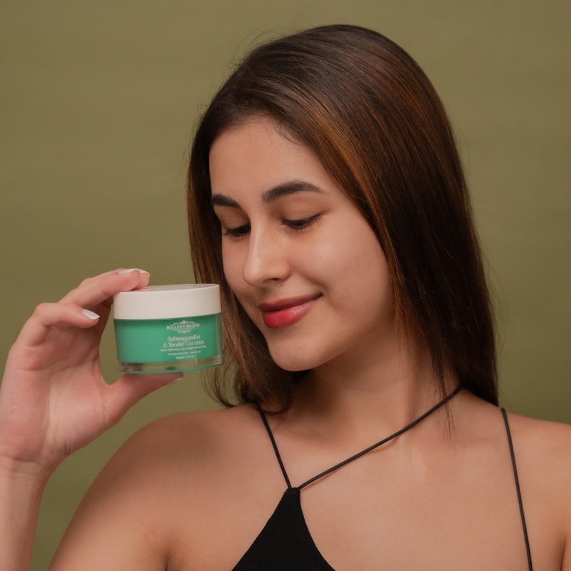 Haappyherbs Ashwagandha & Tender Coconut Deep Hydrating Light Weight Moisturizer