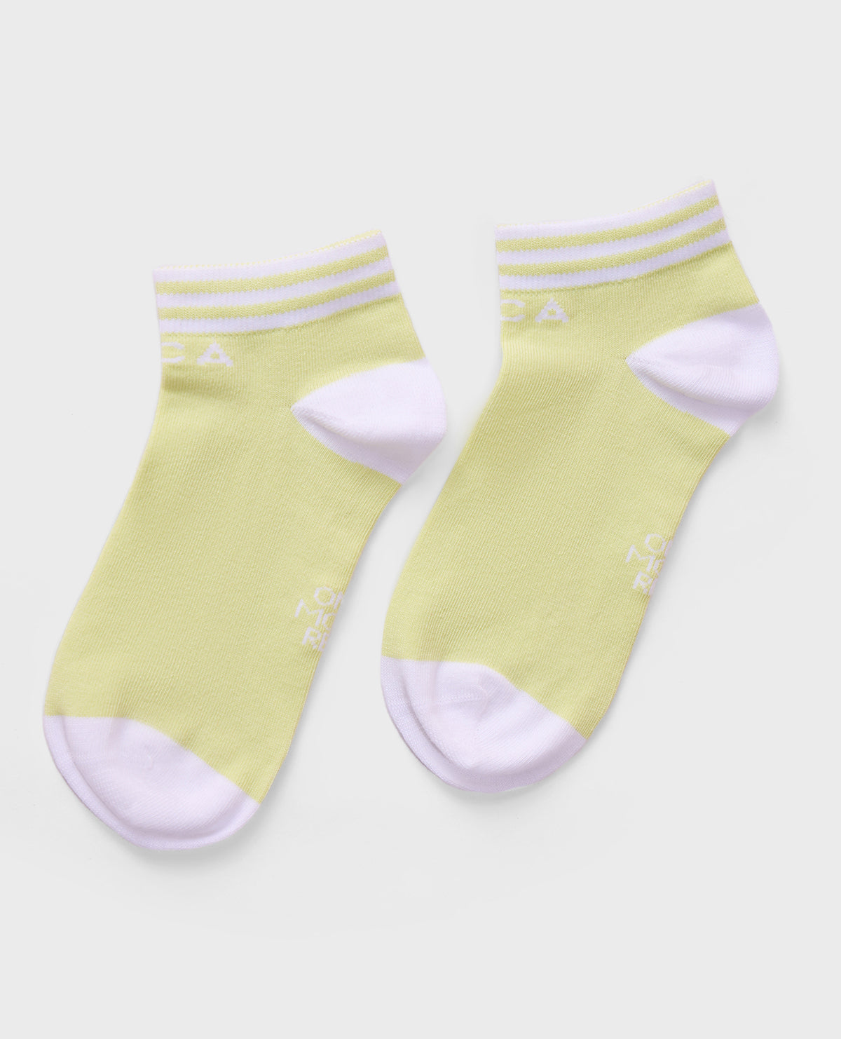 Soft Cotton One More Rep Crew Socks Neon