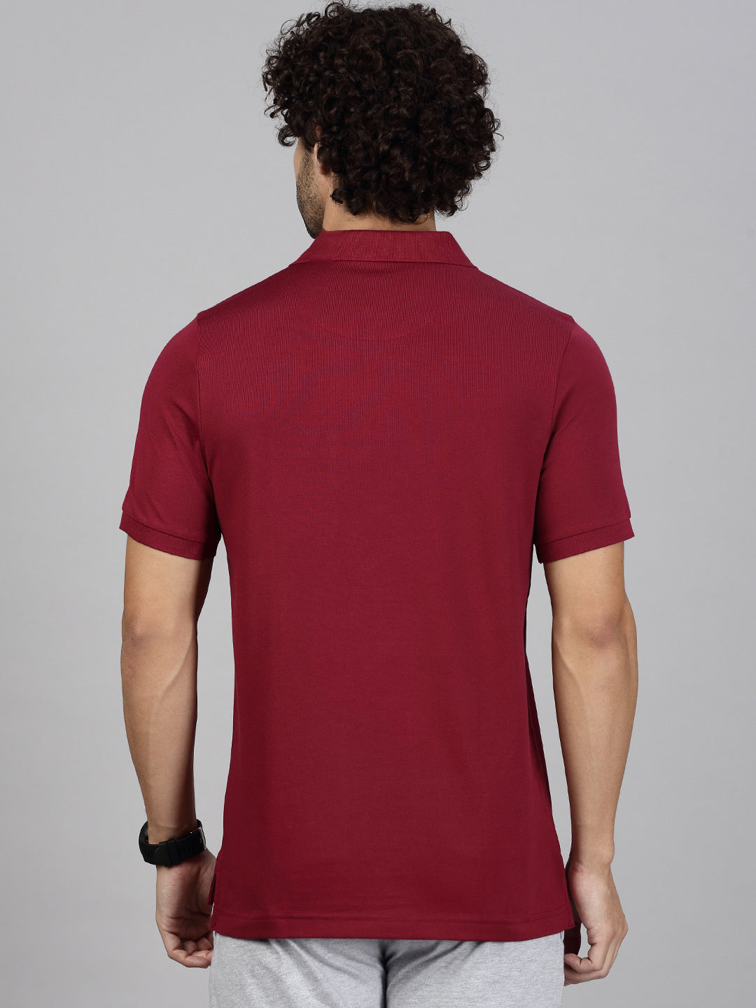 Men Cotton Rich Maroon & Blue Expert Polo Tshirt Combos