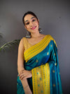 Radiant Feather Dubal Tone Soft Silk Saree