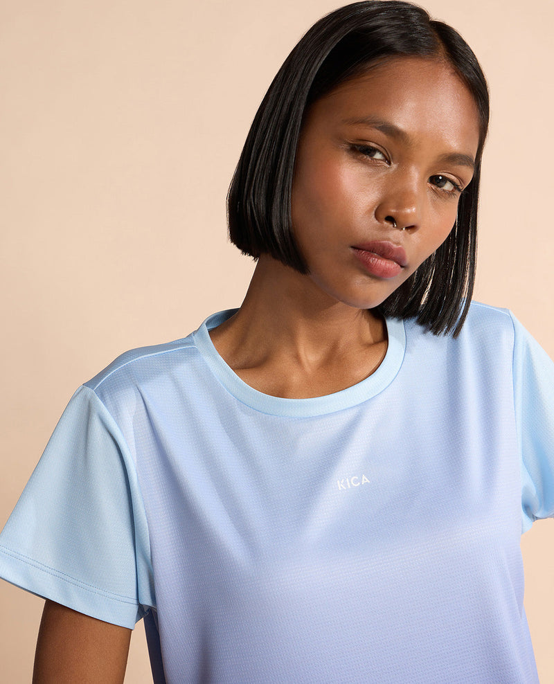 Training Active Tunic Tshirt Ombre Blue