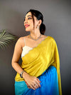 Radiant Ombre Chiffon Swarovski Saree