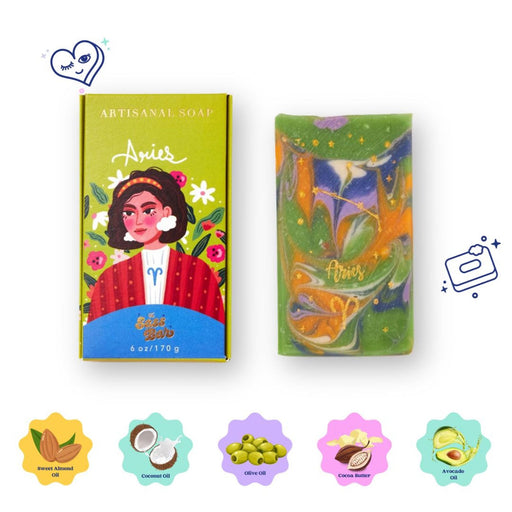 The Sass Bar Aries Star Sign Soap