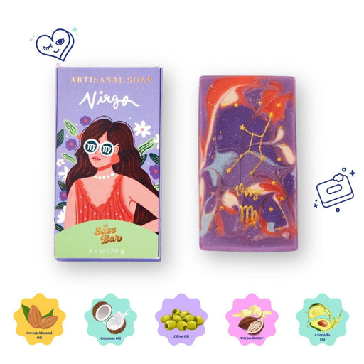 The Sass Bar Virgo Star Sign Soap