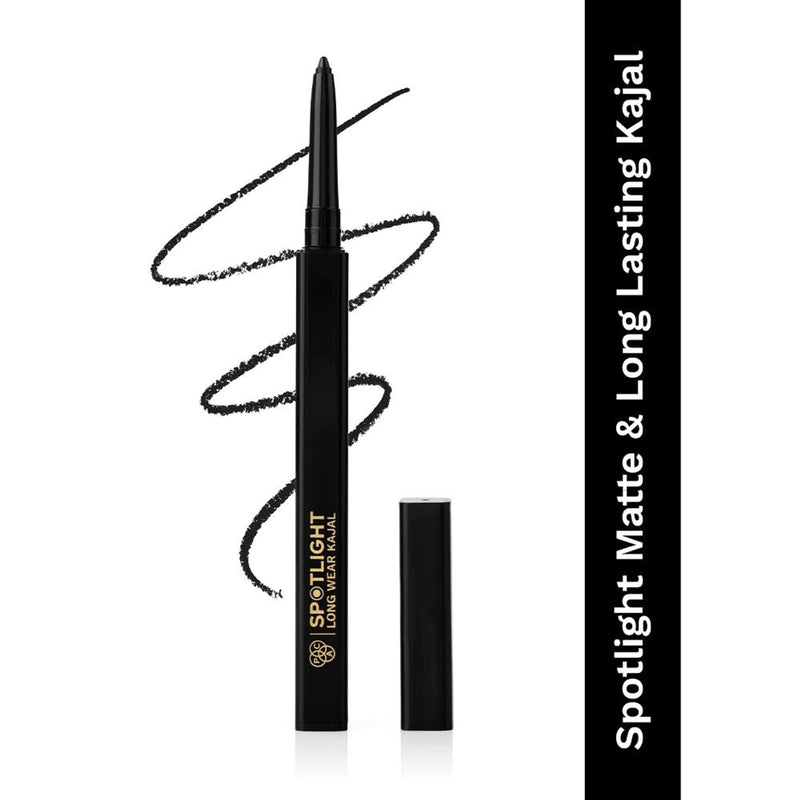 PAC Studio Spotlight Long Wear Kajal - Intense Pigment, Matte Finish, Easy Glide, Waterproof & Smudgeproof