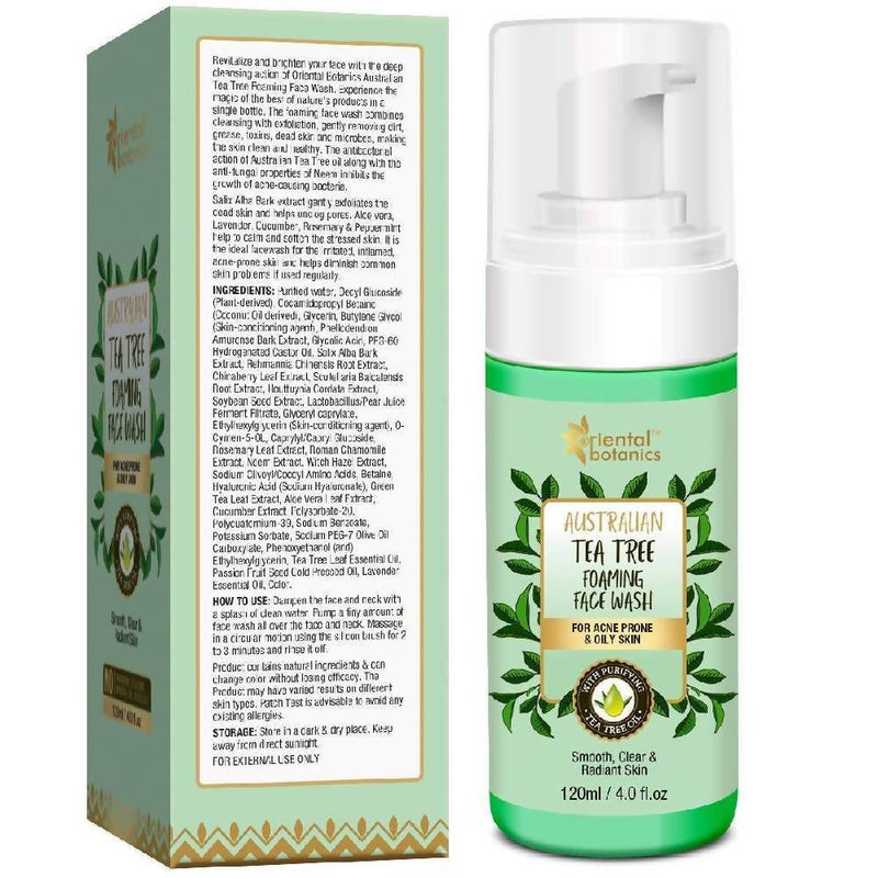 Oriental Botanics Australian Tea Tree Foaming Face Wash