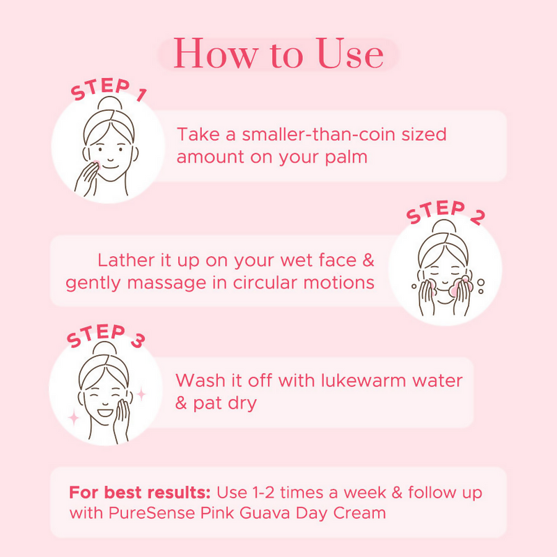 PureSense Pink Guava Face Wash