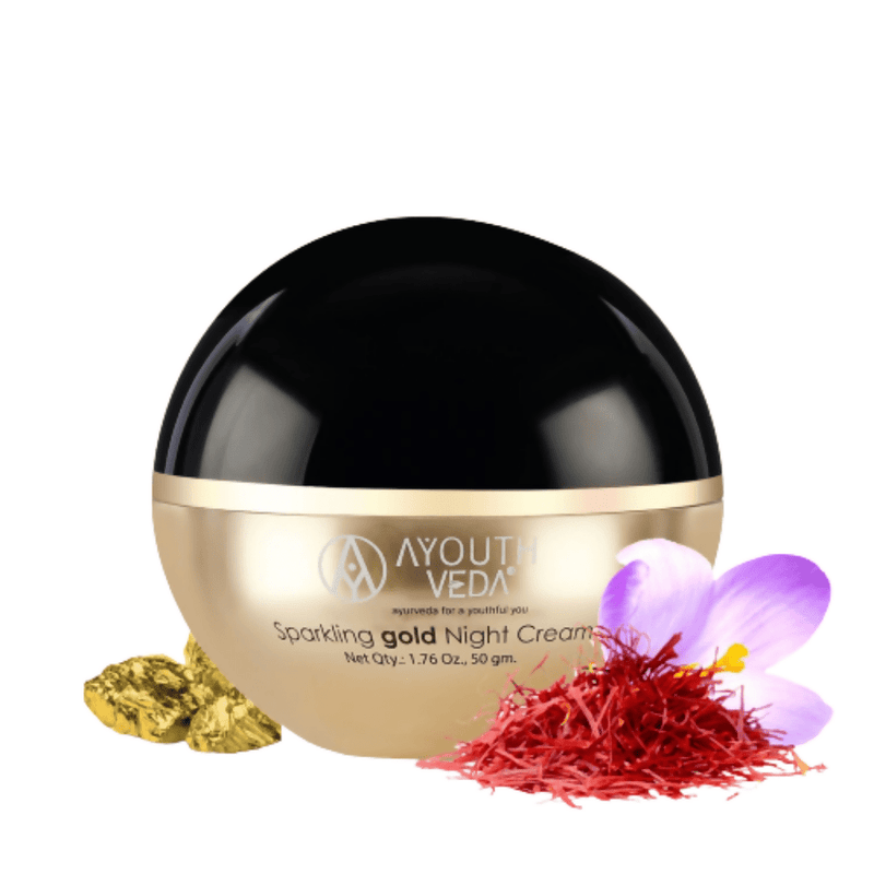 Ayouthveda Sparkling Gold Night Cream