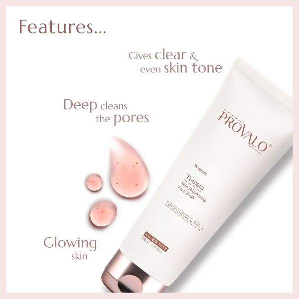 Provalo Tomato Skin Brightening Face Wash For Women