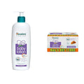 Himalaya Baby Lotion 400ml & Gentle Soap 4-Pack for All Skin Types