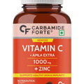 Carbamide Forte Vitamin C with Amla & Zinc for Immunity & Skin, 60 Tablets