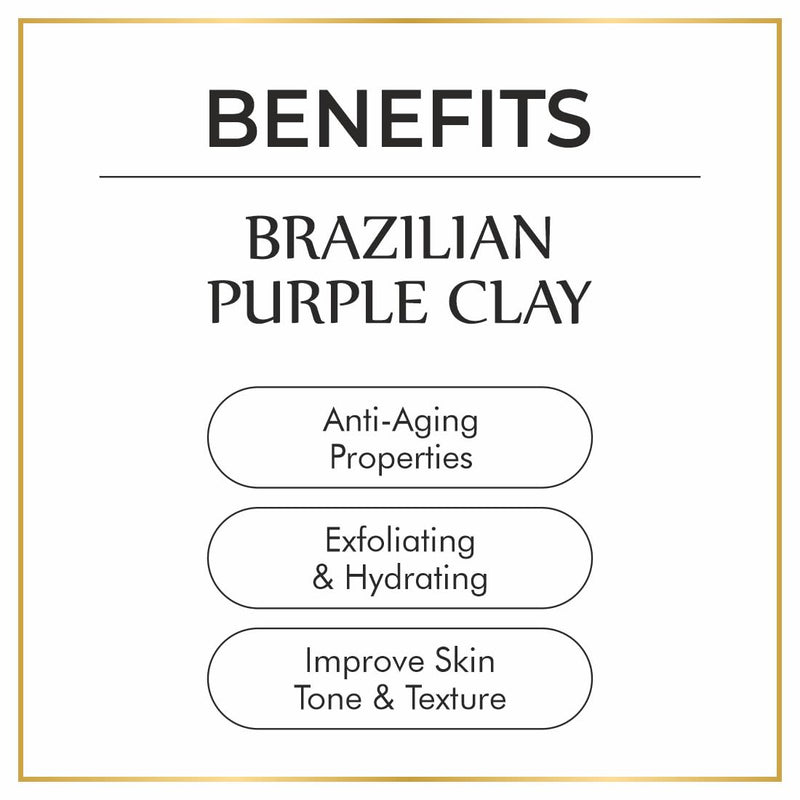 Nuerma Science Brazilian Purple Clay | Exfoliates Skin & Improves Skin Tone