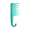 XO Curls Wide Tooth Shower Comb for Curly Hair - Green