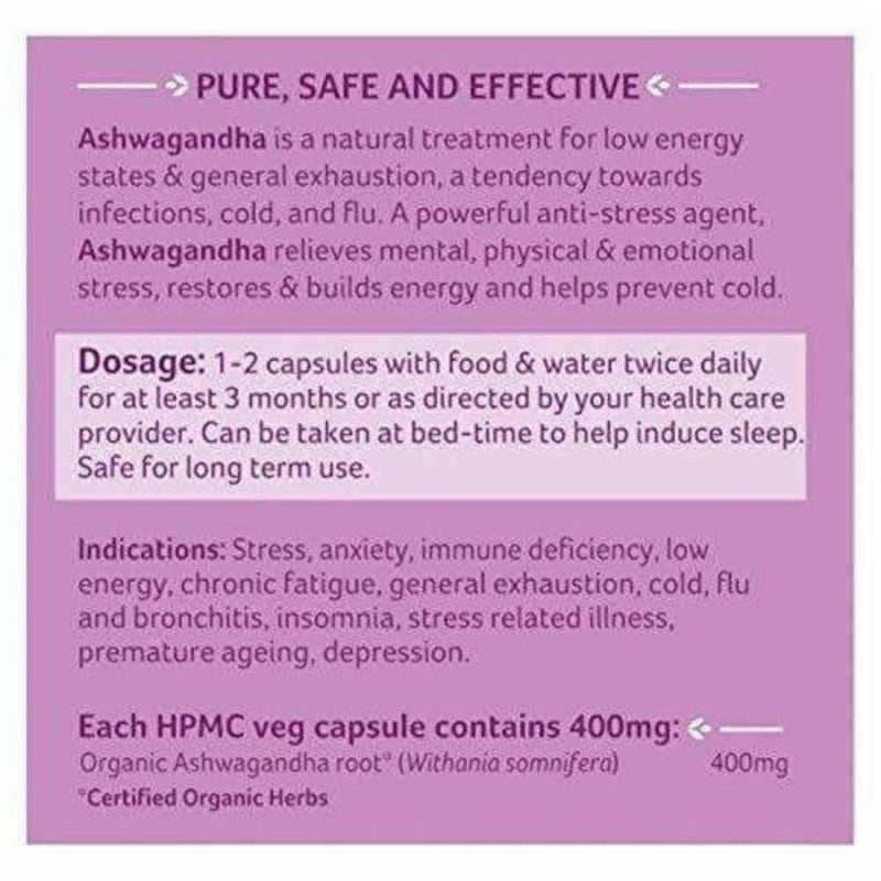 Organic India Ashwagandha Caps