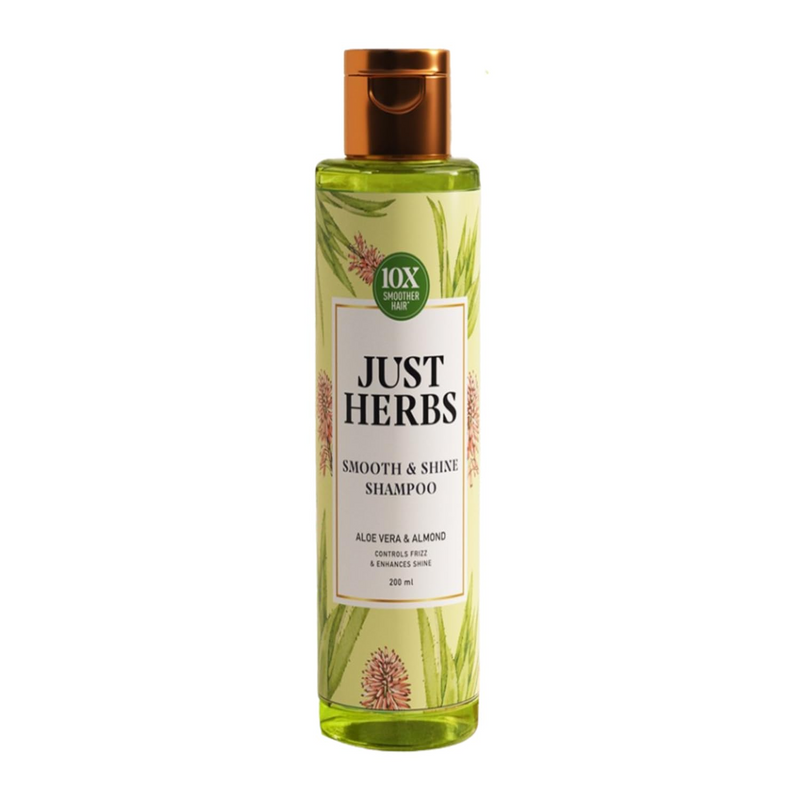 Just Herbs Silky Strength Aloevera-Wheatgerm Moisturising Shampoo