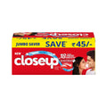 Close Up Toothpaste 600g Pack of 4 Long-Lasting Fresh Breath Whitening