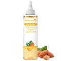 WishCare Sweet Almond Oil for Hair Growth & Radiant Skin 200ml