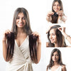 16" Natural Black Human Hair Extensions for Women