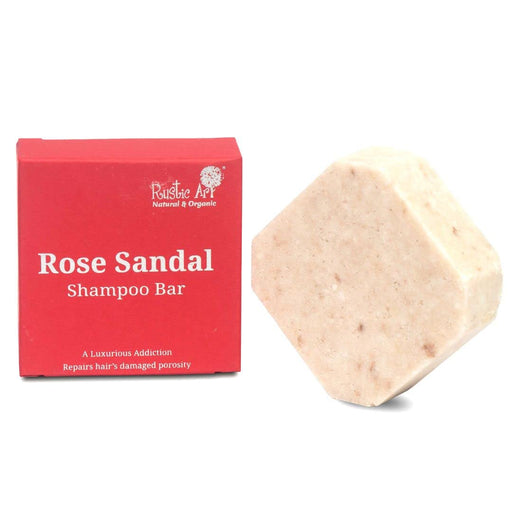 Rustic Art Rose Sandal Hair Cleansing Bar