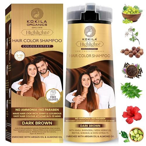 Kokila Shampoo For Men & Women, No Ammonia, No Paraben
