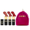 LoveChild Masaba Mini Lipsticks Set of 3 with Pouch, Hydrating Matte Finish