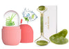 Jade Roller & Gua Sha Set with Ice Roller for Face, Eye, Neck & Body