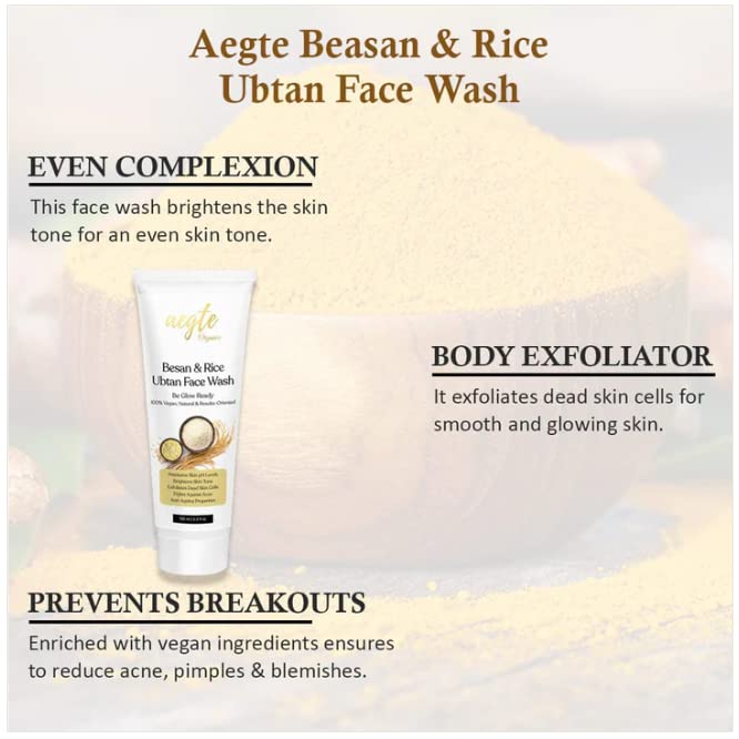 Aegte Rice Ubtan Face Wash