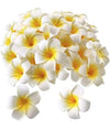 12 White Artificial Foam Flowers for Pooja, Festivals, Home Decor