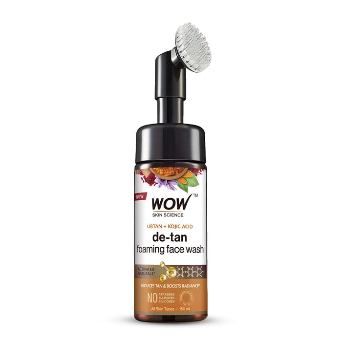 Wow Skin Science Ubtan Foaming Face Wash Turmeric & Saffron