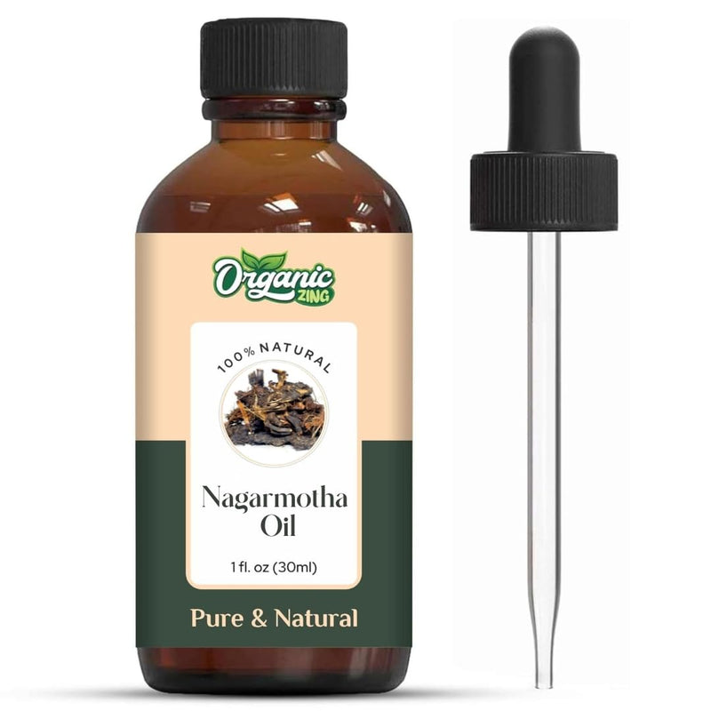 Organic Zing Nagarmotha (Cyperus Scariosus) Oil | Pure & Natural Essential Oil for Aroma, Diffuser, Skincare & Massage