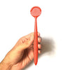 Ayurveda Dual Tongue Cleaner & Massager for Oral Care - Red