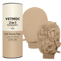 VETMOC Dual-Action Exfoliating Gloves for Smooth Skin & Tan Removal