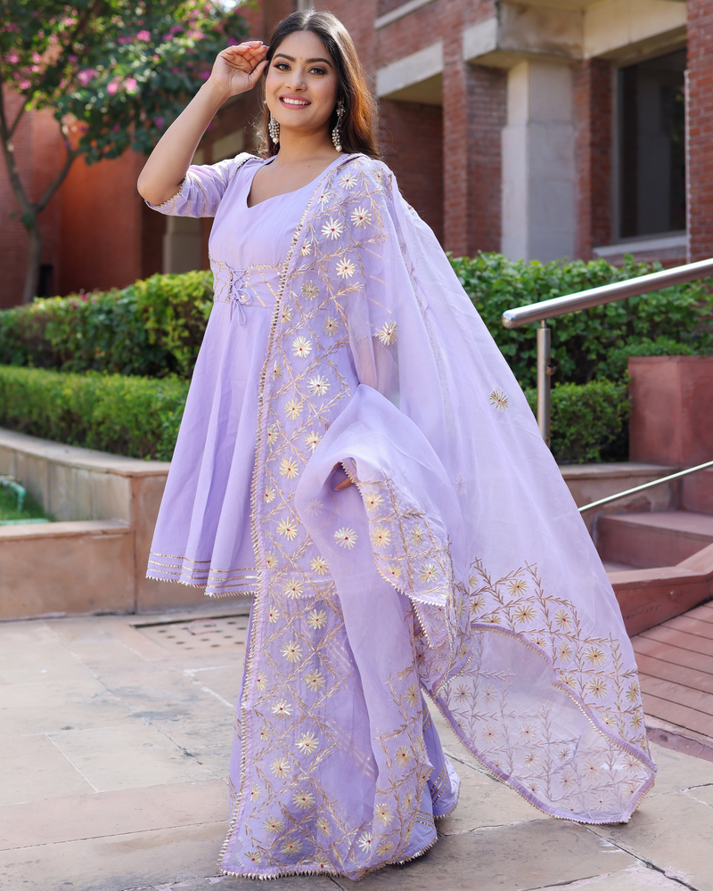 Crown Magic Gotapatti Sharara Set