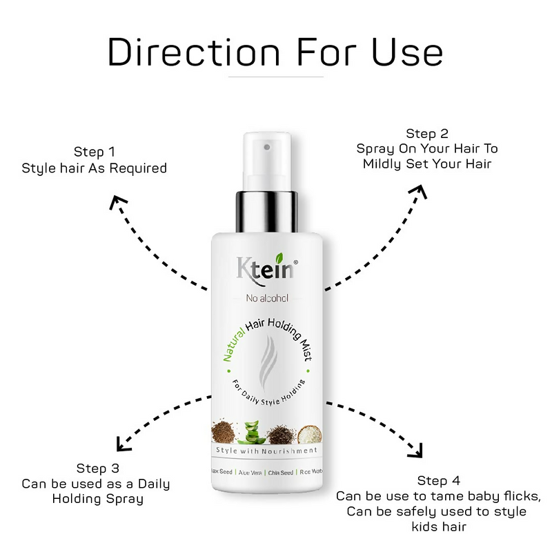 Ktein Natural Hair Holding Spray Without Alcohol